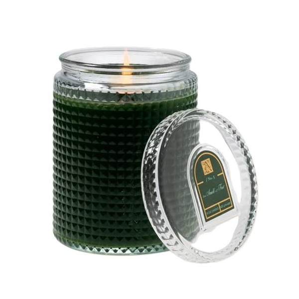 Smell of The Tree Aromatique Textured Glass 15 oz Scented