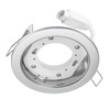 ledscom.de RUBA Recessed Ceiling Light Matt Stainless Steel Round 107
