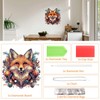 SENQAO Fox Diamond Art Hanging Kit for Adult, Special Shaped