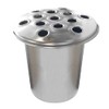 Memorial Grave Flower Pot - 12cm tall Sturdy Aluminium Grave