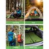 Glymnis Sleeping Mat 12CM Thick, Built-in Foot Pump Waterproof Camping