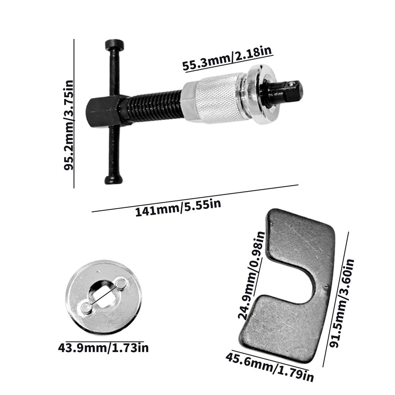 TKSE Car Brake Tool Set, Universal Disc Brake Pad Brake
