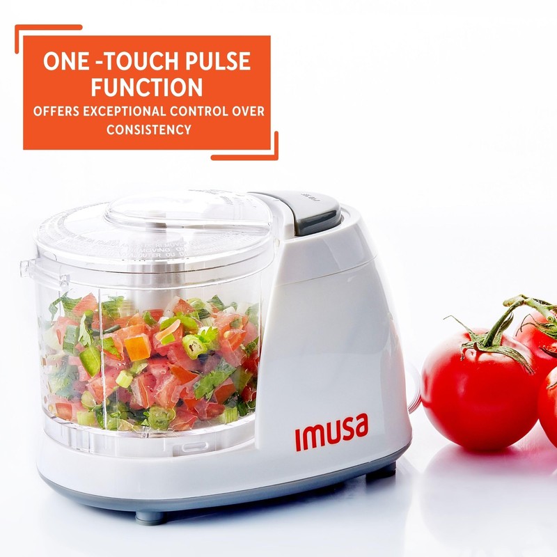 IMUSA 1.5cup Electric Mini Chopper, White