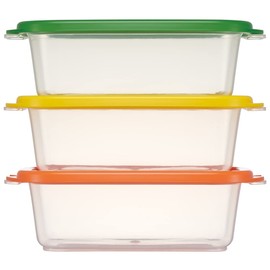 Skater FCN2RAG-A Storage Containers, Sealing Containers, Miffy, M, 16.9 fl oz (500 ml), Side Dish Container, Includes Relief, Set of 3, Made in Japan