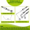 Mofun Extended Upper and Lower Hydraulic ABS Front Brake Line