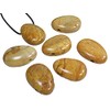 Lebensquelle Plus Yellow Jasper Drop Pendant | Drilled Tumbled Stone