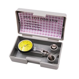 VOANZO Dial Indicator 0.01mm Precision Dial Test Indicator Lever Dial Indicator Range 0-0.8 mm for Measurements During Machining Assembly And Inspection