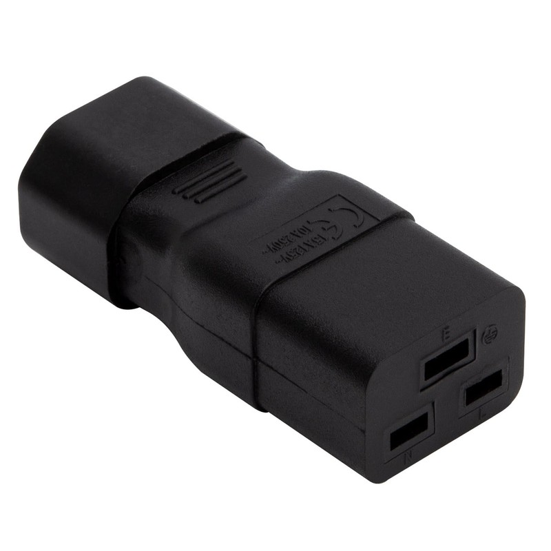 2 Pack IEC320 C14 to C19 AC Power Adapter, WINXUS