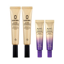 Black Ruby Collagen Eye Cream 30ml x2 + AHC Eye Cream Season 13 12ml x2 / 블랙루비 콜라겐 아이크림 30ml x2 + AHC 아이크림 시즌13 12ml x2