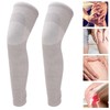 1Pair Winter Knee Warmers Thermal Thicken Knee Sleeve Pad Brace