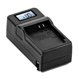 Green Extreme Compact Smart Charger with LCD Screen for Canon NB-13L