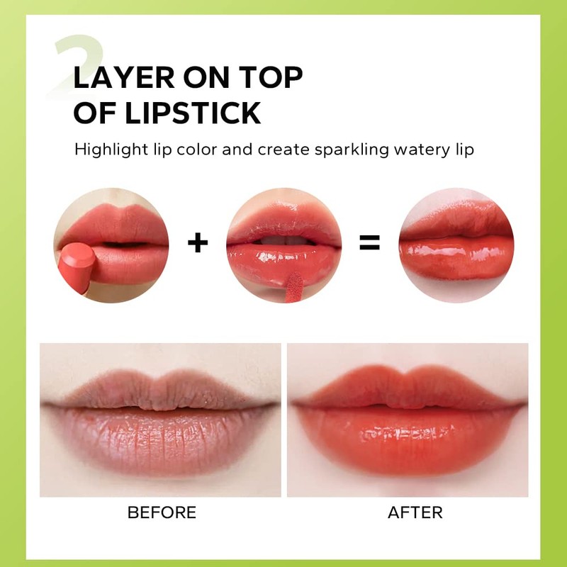 MYUANGO Lip Oil Moisturizing, Hydrating Lip Care Lip Tint, Shiny
