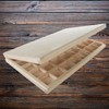 WooDeeDoo Shallow Slim Wooden Box | 40 Compartments | Gemstone