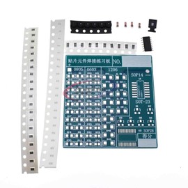 5PCS SMD Soldering Plate Component Weld Welding Practice SMT PCB Board DIY Kit Skill Training Learning Electronic