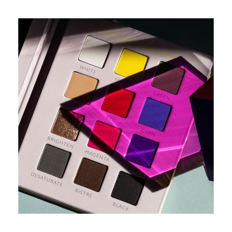 Neve Cosmetics ArtDiary Palette, 12 Pressed Pigments for Each Colour