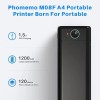 Phomemo M08F Original Portable A4 Legit Bluetooth Printer for Travel
