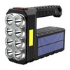 Solar Flashlight 20W Rechargeable 8 LED 6 COB 3 Level