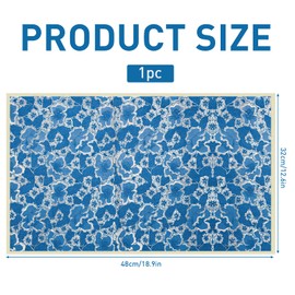 Ceramic Clay Transfer Paper, 14" x 19" Pottery Pattern Transfer Stickers for Pottery Art DIY Sticker for Overglaze Enamel Waterslide Decal - Western Flower