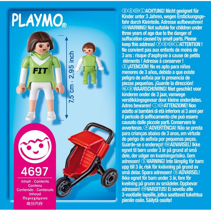 PLAYMOBIL 4697 Special Mama mit Baby-Jogger