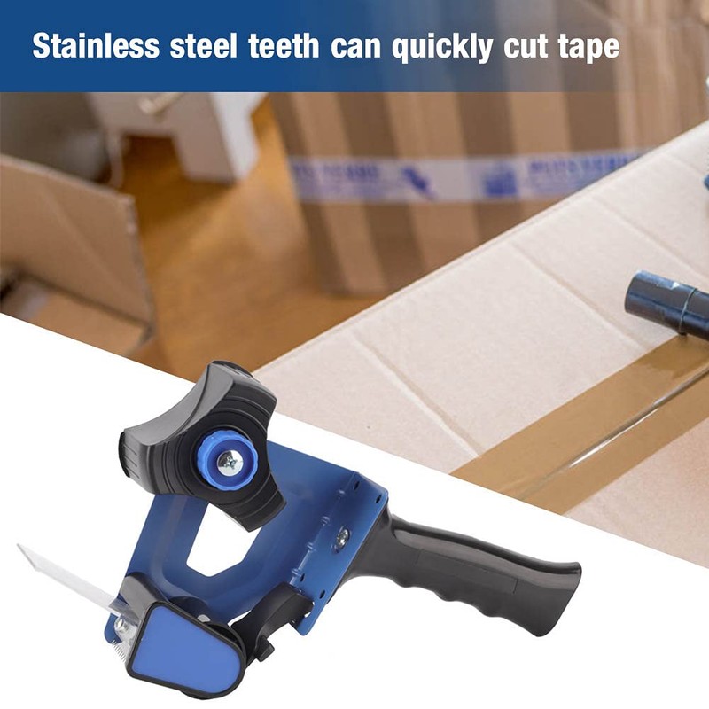 Pssopp Packaging Tape Dispenser with Cutter - Tape Gun for