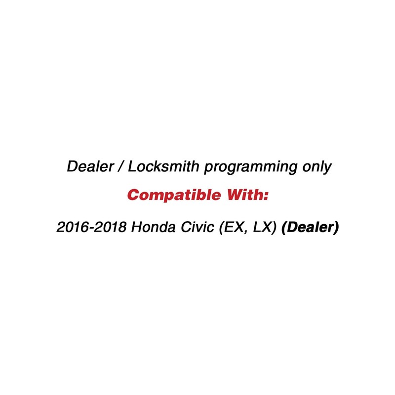 KeylessOption Keyless Entry Remote Start Smart Car Key Fob for