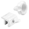 Prime-Line U 11128 Locking Wrench and Window Lock Kit, White