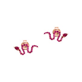 Emporio Armani Women's Stainless Steel or Semi Precious Stone Push Back Earrings, Sterling Silver, No Gemstone