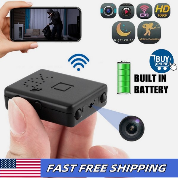 Smart Mini WiFi Camera Wireless Home Security 1080P HD Night
