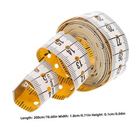 Blind Assistive Soft Measuring Tape Braille Ruler for Body Measurement Tape Measure for Tailoring and Sewing Designed for Visually Impaired Users