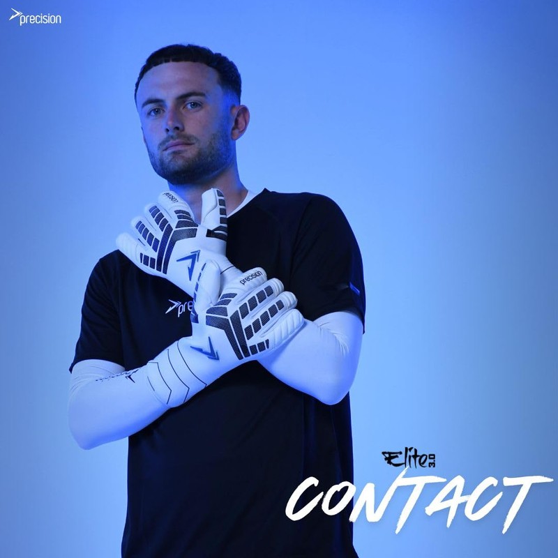 Precision Elite 3.0 Contact Goalkeeper Gloves, 4 mm Contact Latex