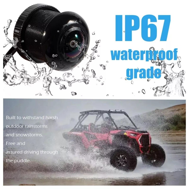 chen_98auto RZR Front Camera Kit Accessories Fit for Polaris RZR