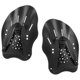 KOMUNJ 1 Pair Hand Paddles for Swimming, Swimming Paddles with Adjustable Straps, Swimming Training Equipment for Adults, Ideal Paddle for Swimmers, Training Equipment