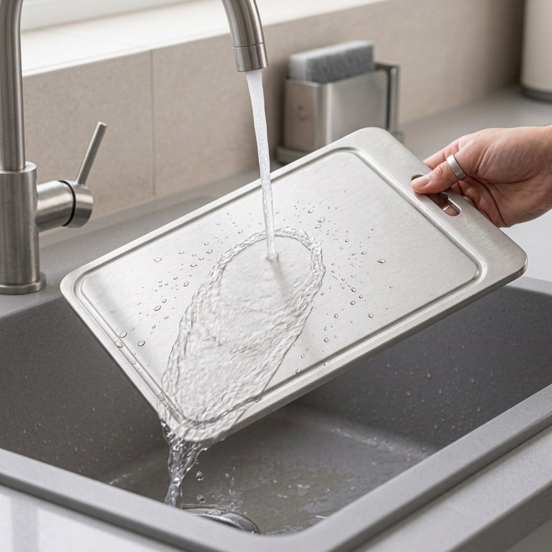 Titanium Cutting Board for Kitchen – Double-Sided Dishwasher-Safe Chopping Board