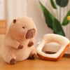 Zaloife Cuddly Toy Capybara 25 cm, Plush Toy Capybara with