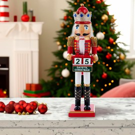 Kurt Adler C5935 15" Nutcracker King with Calendar,Multicolor