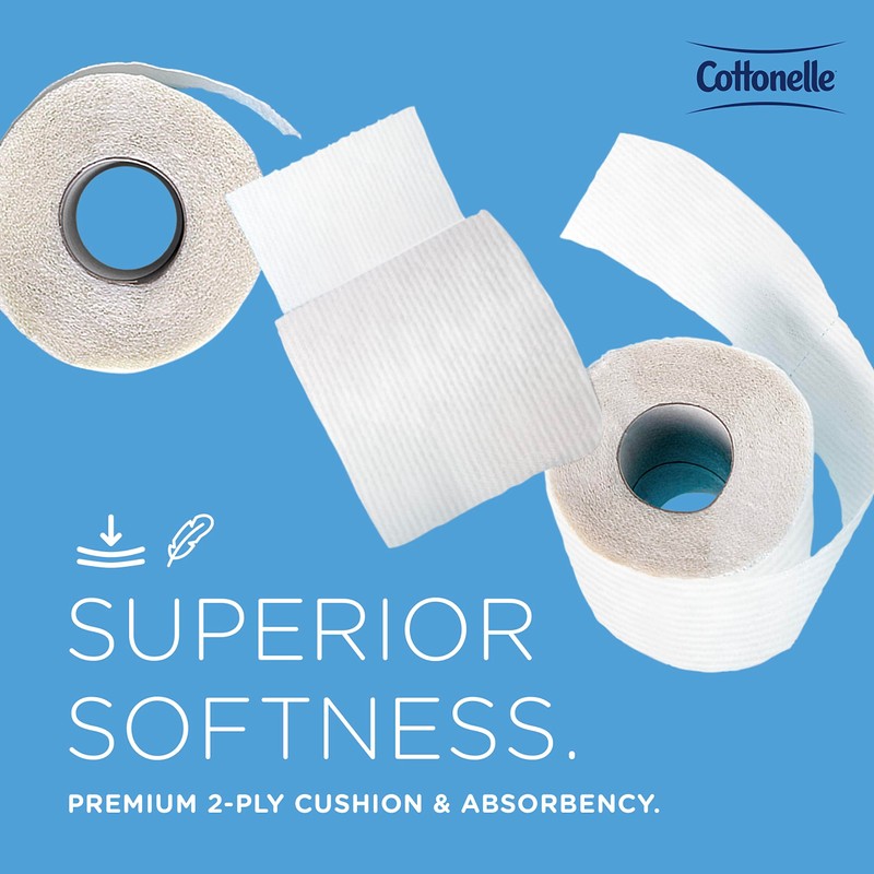 Cottonelle Professional Standard Roll Bulk Toilet Paper (17713), 2-Ply, White