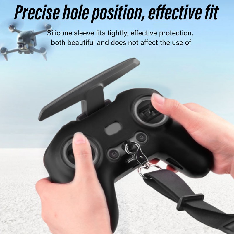 Controller Protector Silicone Case with Lanyard Protective Cover for Avata