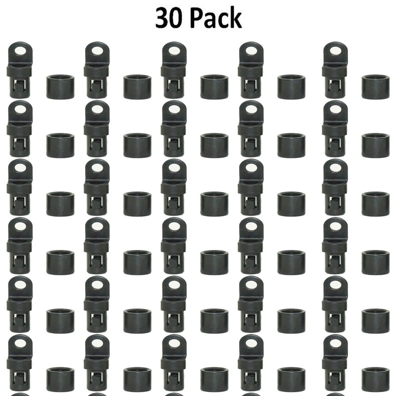 (Pack of 30) 1/4" Rope Terminal for 1/4" Bungee Elastic