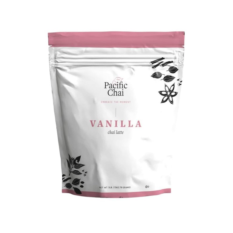 Pacific Chai Spice Chai and Vanilla Chai Latte, 3 lbs