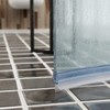 Cozylkx Frameless Shower Door Bottom Seal with Drip Rail 1/2"