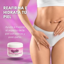 Crema Reafirmante Corporal con Romero, Centella Asiática y Cafeína 250 mL | reductora de abdomen, crema antiestrías embarazo, Tratamiento reafirmante post parto, Emulsion corporal para estrías y flacidez ligera