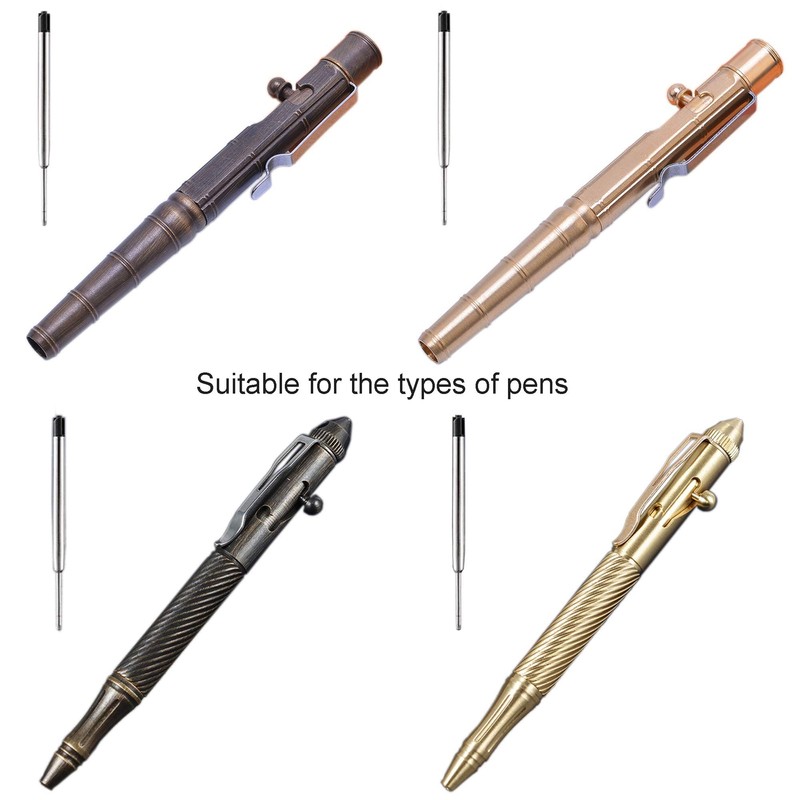 zalati Ballpoint Pen Refill 5pcs Replacement Accessories for Solid Brass