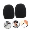 SUPVOX 6pcs Mini Windscreen Sponge Cover for Lavalier Lapel Microphone