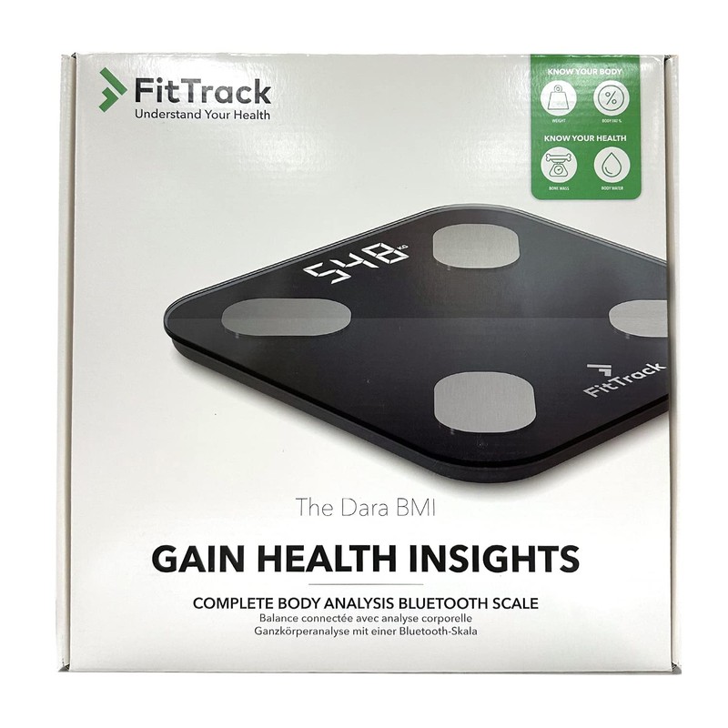 FitTrack Dara Smart BMI Digital Scale - Measure Weight and