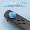 GeekShare Switch 2 Silicone Thumb Grip Caps, Joystick Anti-Slip Cover