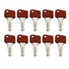 Newyuan 10 pieces ignition key starter key replacement key for