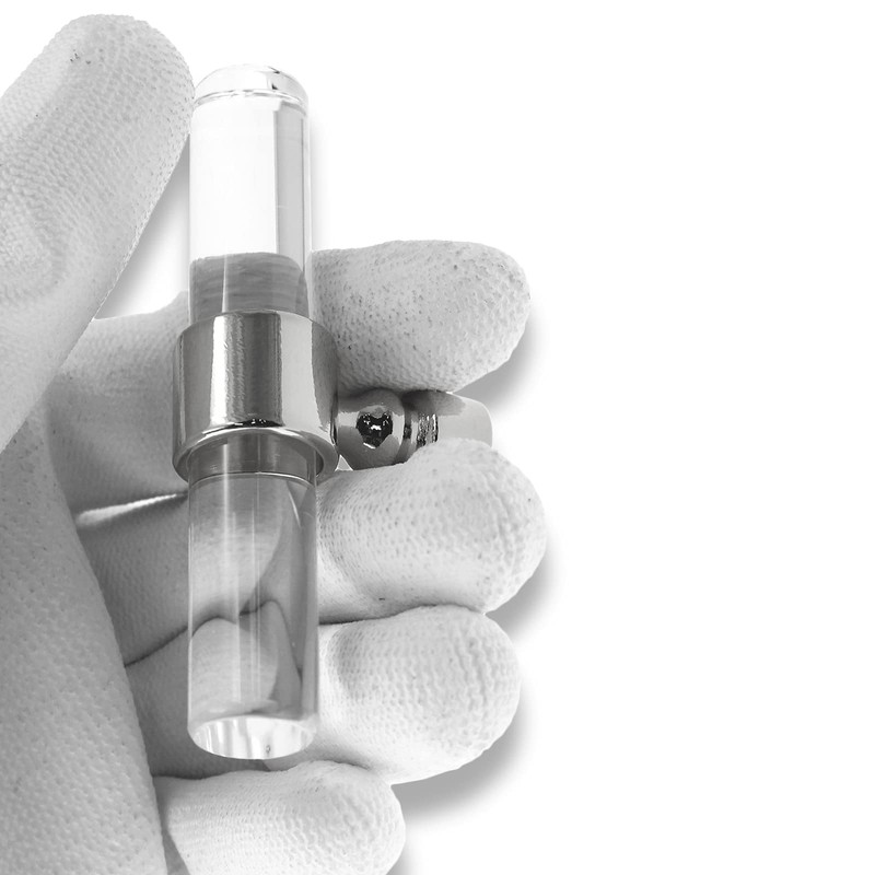 Cionyce 2 Pack Acrylic Cabinet Knobs Silver Drawers Knobs, Clear