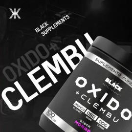 Black Supplements Oxido Nítrico + Clembu 500g Pre Entreno