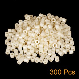 sourcing map Round Spacers Washers for M4 Screws ABS OD 7mm, ID 4mm, Height 6mm 300pcs