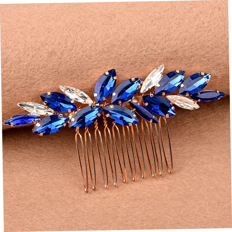 Beavorty 5pcs Bridal Hair Accessories for Women Rhinestone Crystal Hair